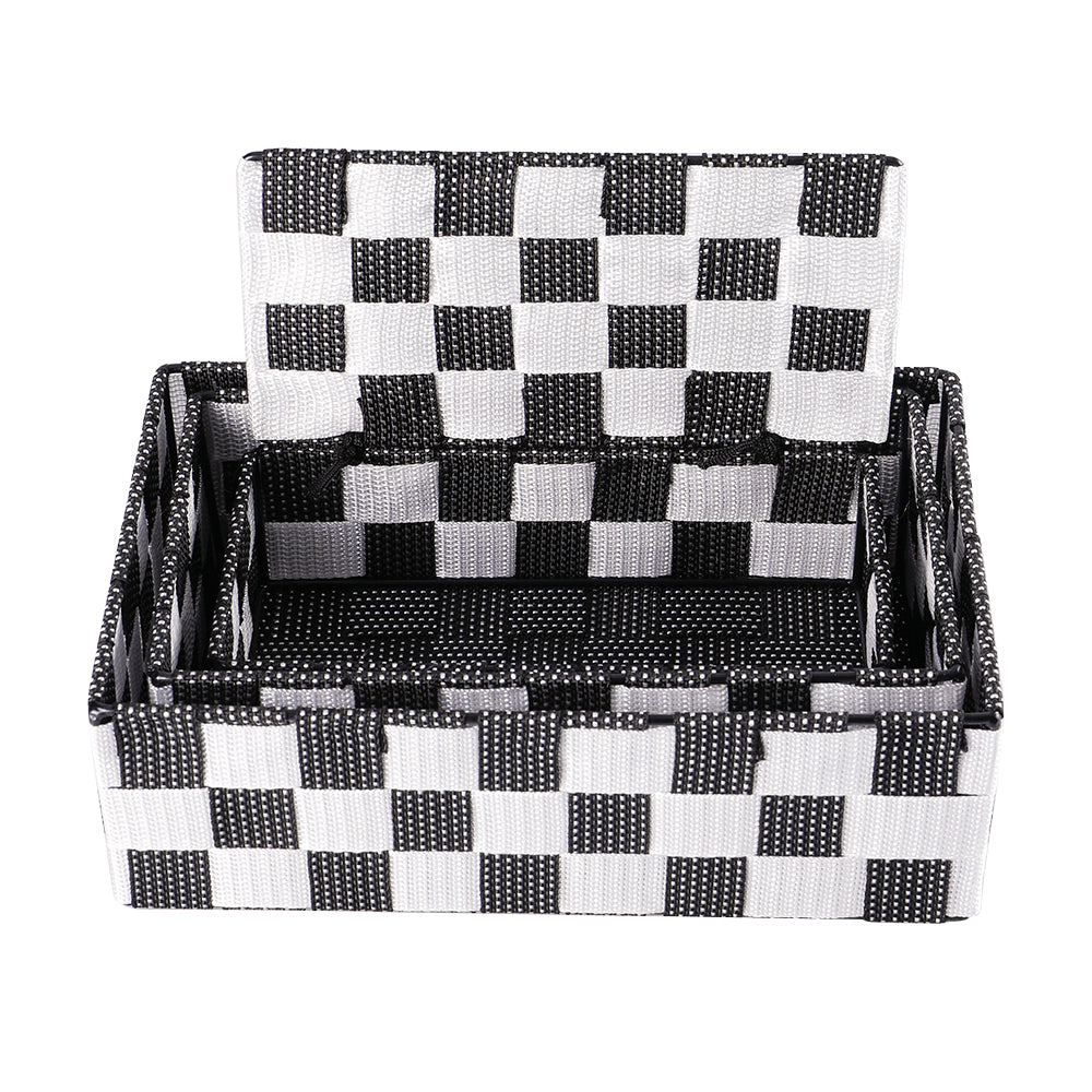 Set of 3 Woven Multipurpose Storage Basket