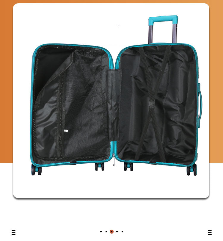 Suitcase Set with 8 Spinner Wheels TSA Lock 20" 24" 28" Travel Trolley Case PC+ABS-M6910