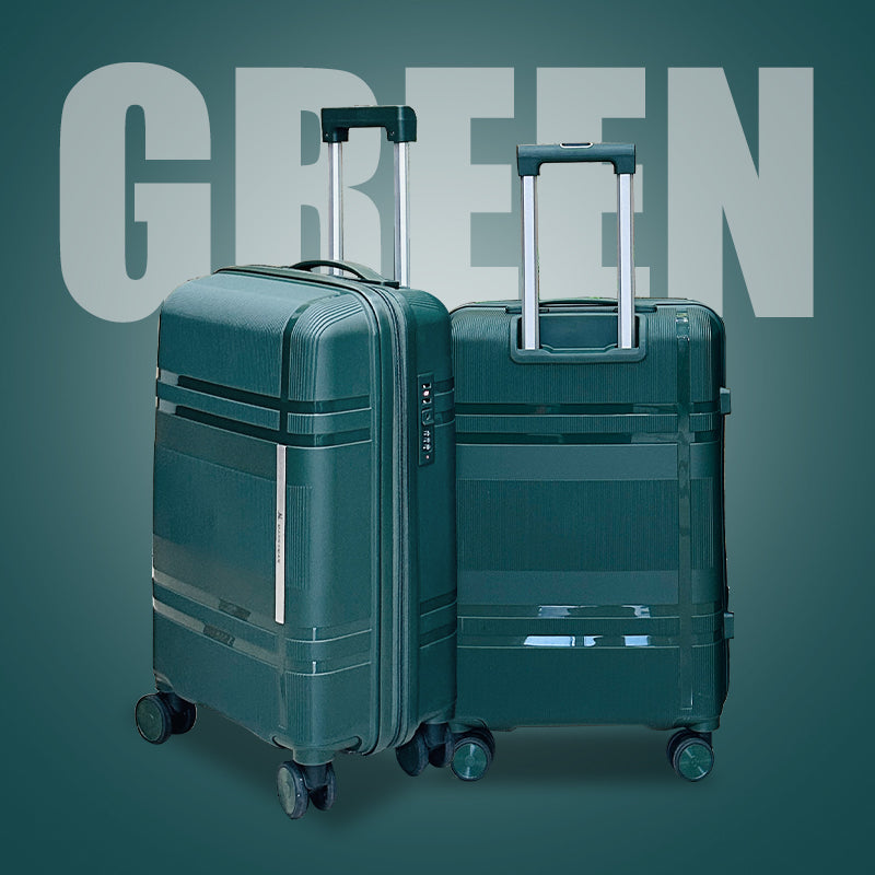 3Pcs Suitcase Set with 4 Spinner Wheels TSA Lock 20" 24" 28" Travel Trolley Case(3 Pcs Set PC+ABS-M6939