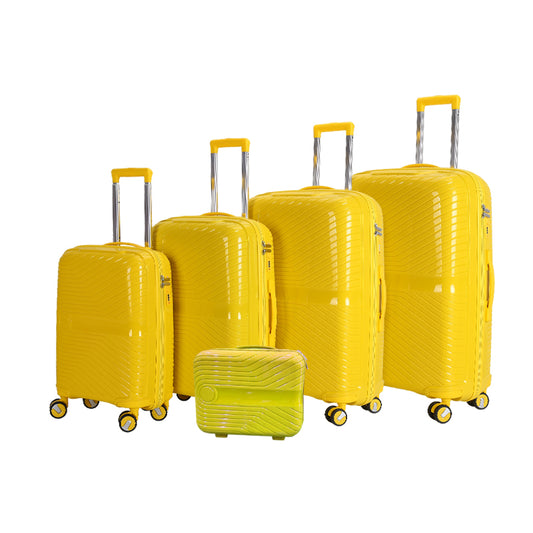 Suitcase Carry On Hand Cabin Luggage Lightweight Hard Shell Checked in Suitcase with 4 Spinner Wheels TSA Lock 13" 20" 24" 28" Travel Trolley Case PC+ABS-M6989