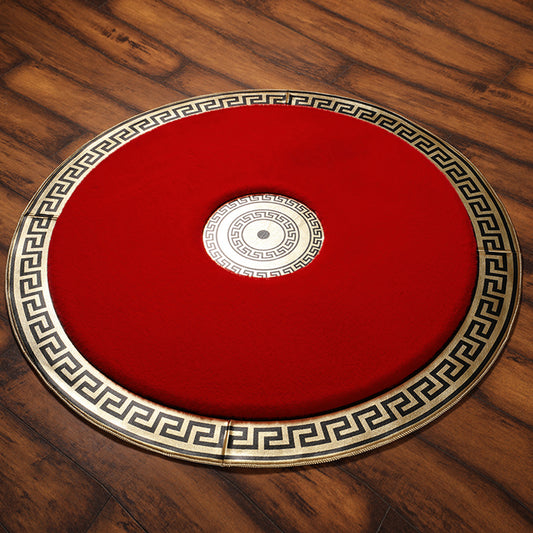 Faux Fur Rabbit Round  Area Rug 120x120