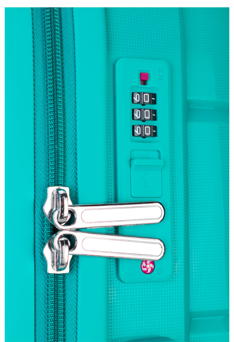 Suitcase Set with 8 Spinner Wheels TSA Lock 20" 24" 28" Travel Trolley Case PC+ABS-M6910