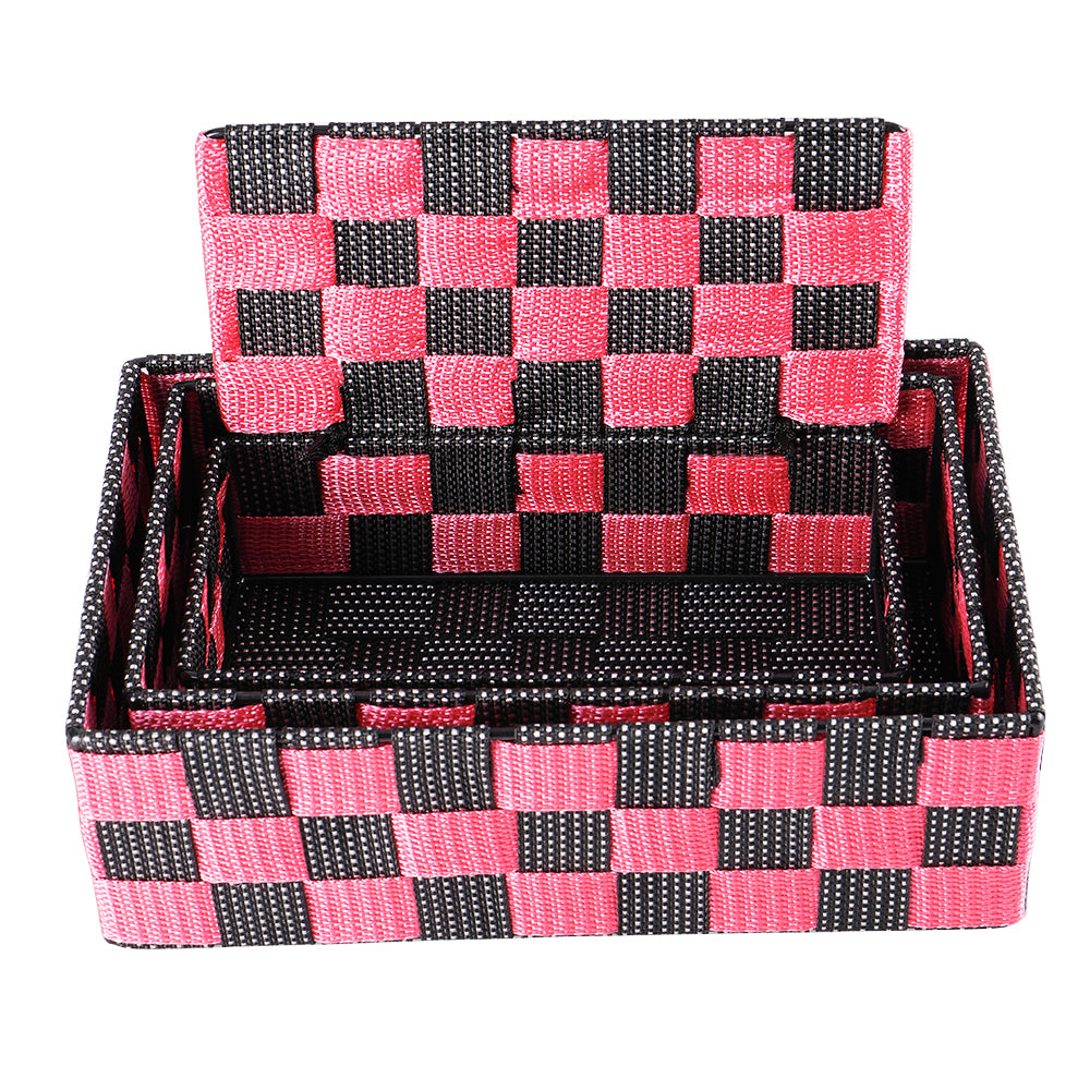 Set of 3 Woven Multipurpose Storage Basket