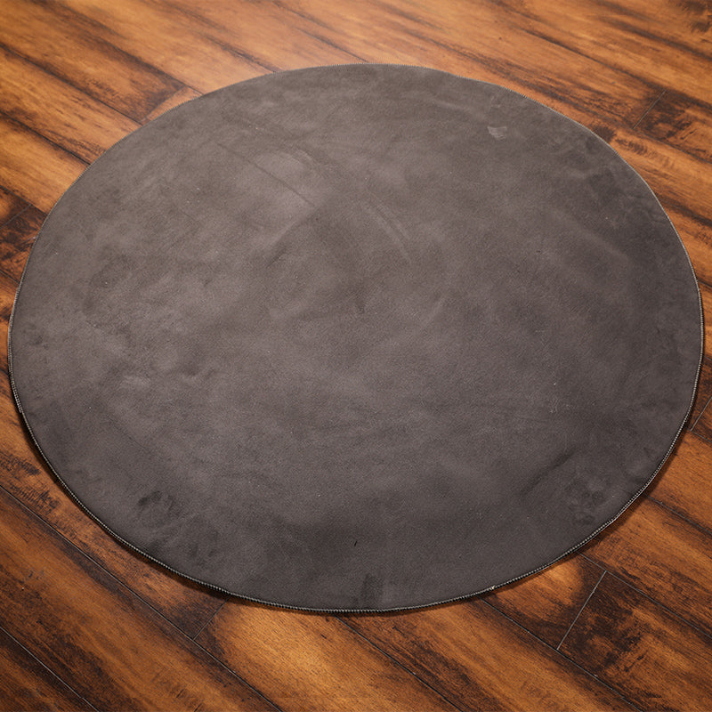 Faux Fur Rabbit Round Area Rug 120x120