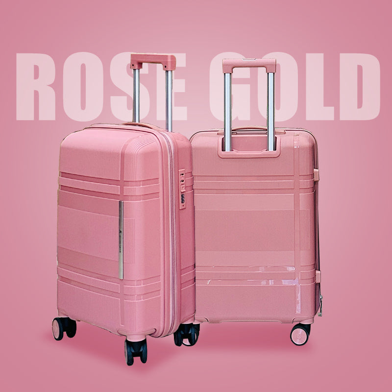 3Pcs Suitcase Set with 4 Spinner Wheels TSA Lock 20" 24" 28" Travel Trolley Case(3 Pcs Set PC+ABS-M6939