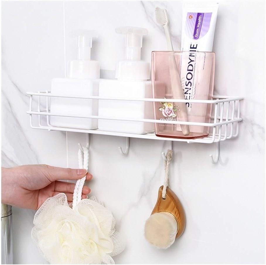 Shower Caddy Shower Shelves, Adhesive Shower Organizer Hanging No Drilling
