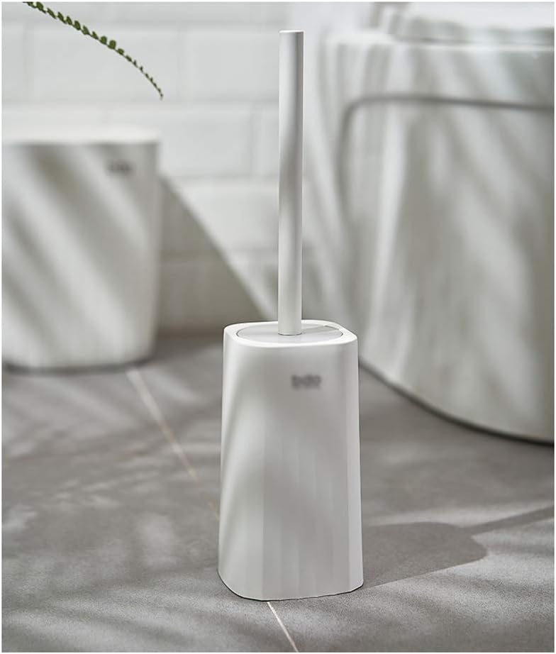 Toilet Brush, No Deep Ends, Cleaning Brush for Toilets, Wall Painting, Household, Bathroom, Toilet Brush with Holder, Toilet Brushes and Holder