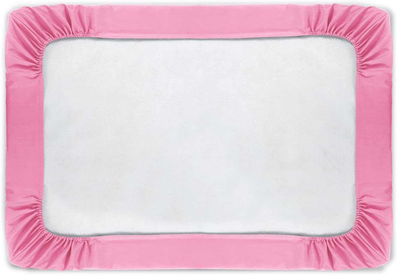 Fitted Bed Sheet Poly Cotton Percale Easy Care Plain Dyed Bed Sheet