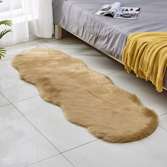 Faux Fur Fabric MaterialSoft Fluffy Double Sheepskin