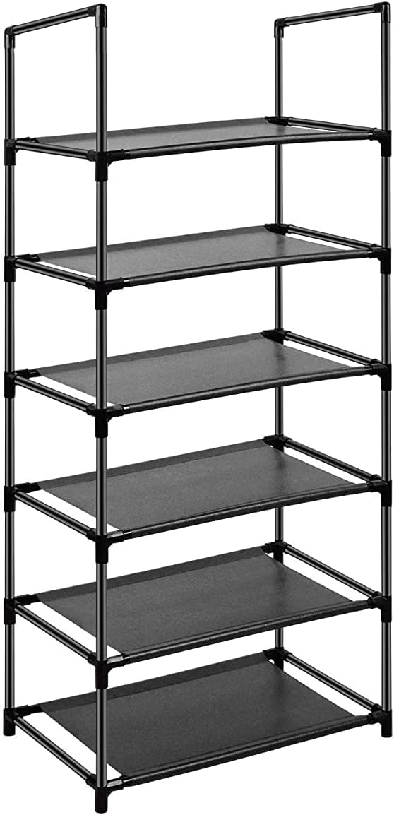 8 Tiers Shoe Rack Tall Shoe Racks Shelves Standing Storage Organizer for 40 Pairs Shoes