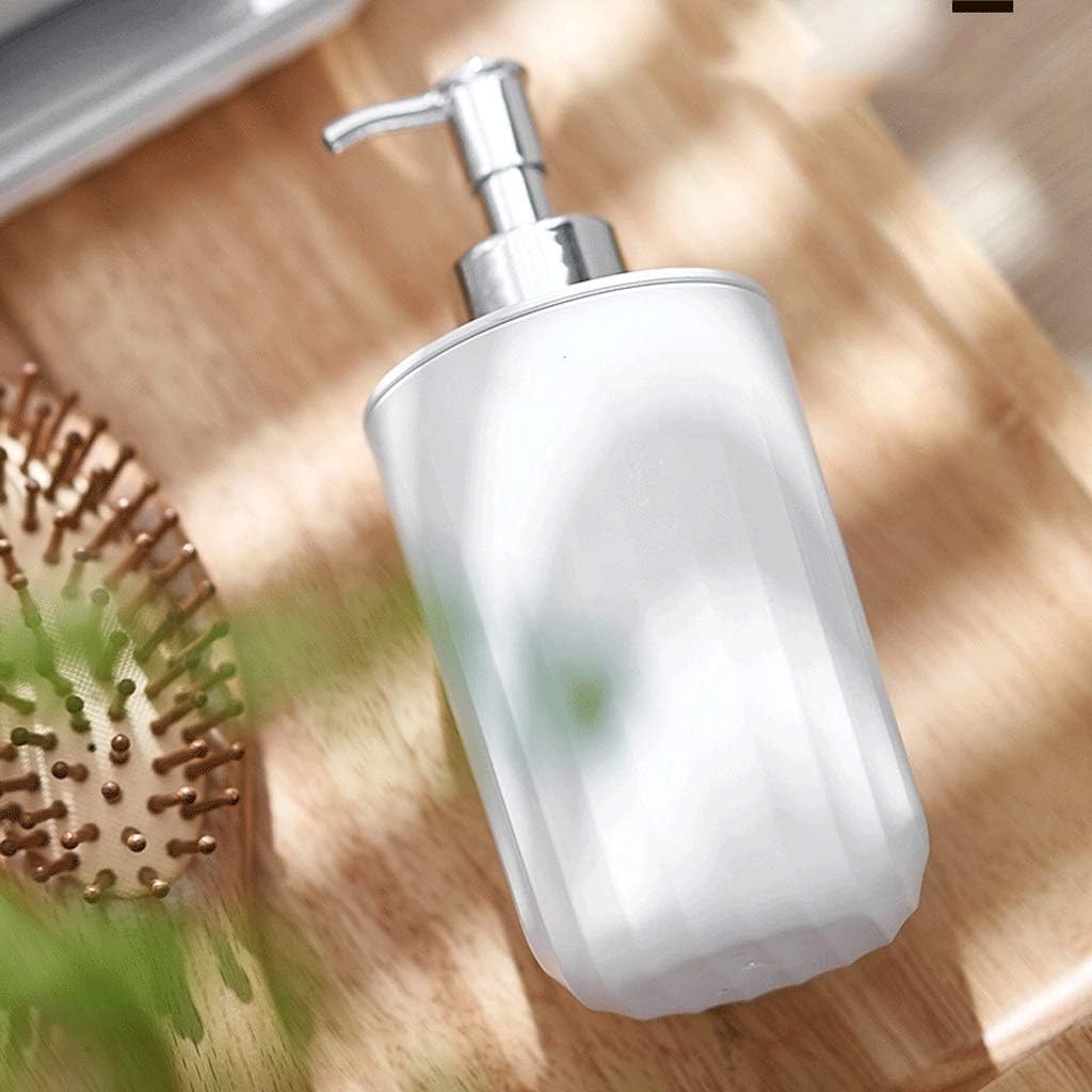 H.T.D Wave Pattern Soap Dispenser, Modern Farmhouse, BPA Free Plastic Press Bottles, Essential Oils And Lotions
