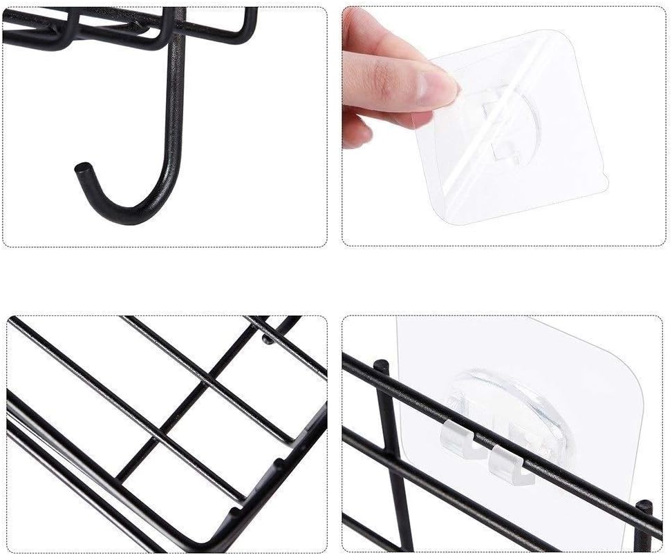 Shower Caddy Shower Shelves, Adhesive Shower Organizer Hanging No Drilling