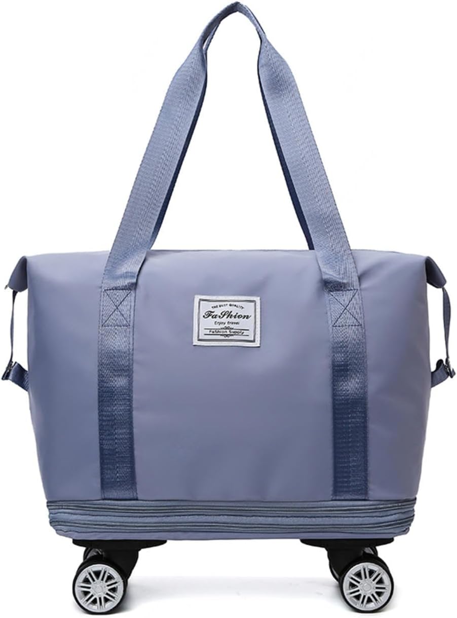 Duffle Bag for Travel with Wheels Expandable and Removable Wheels