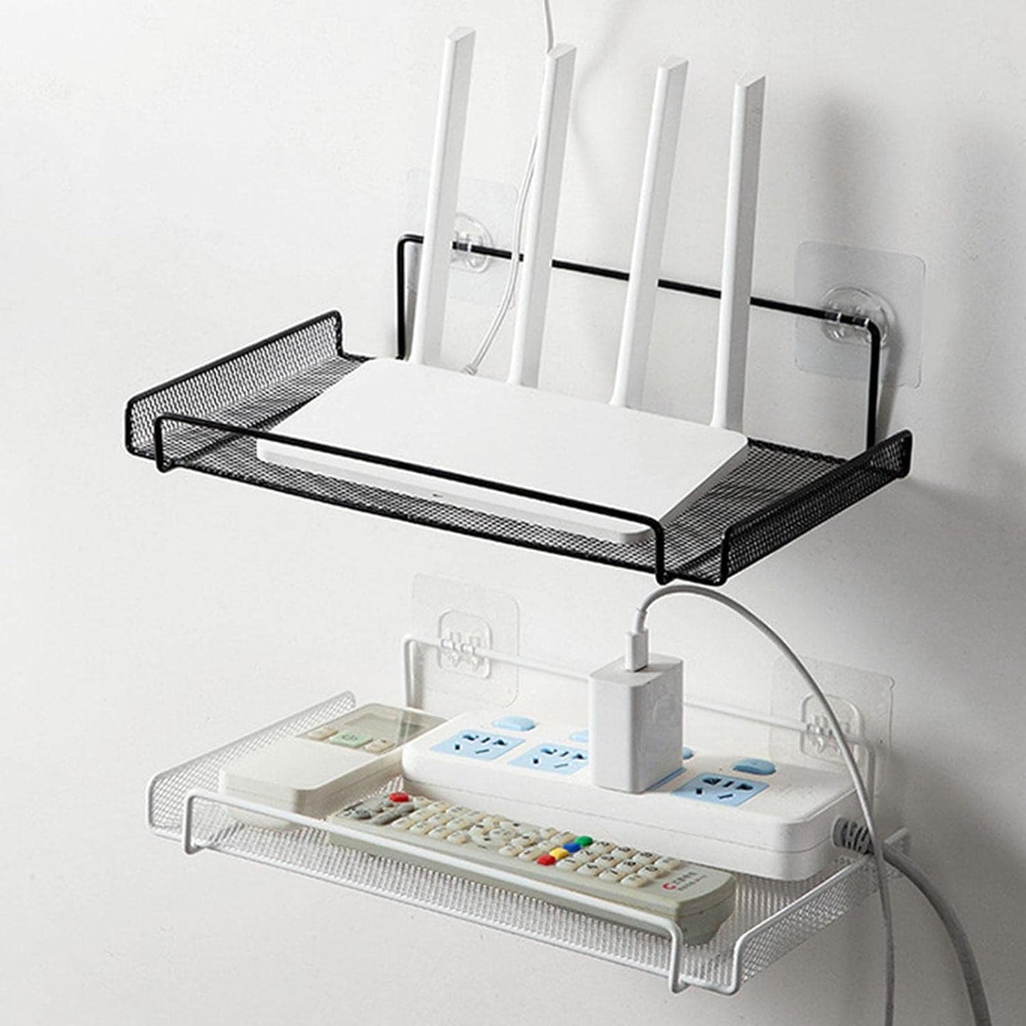 WiFi Router Shelf Wall Mount ,Speaker Shelf for Cable Box TV Box TV Accessories Media Devices Wall Mount Organizer Holder router shelf router shelf stand router shelf box wall mount router shelf wifi