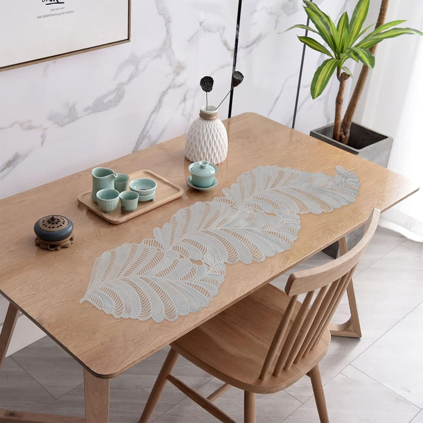 Table Runner, Waterproof PVC Table Mats Placemat
