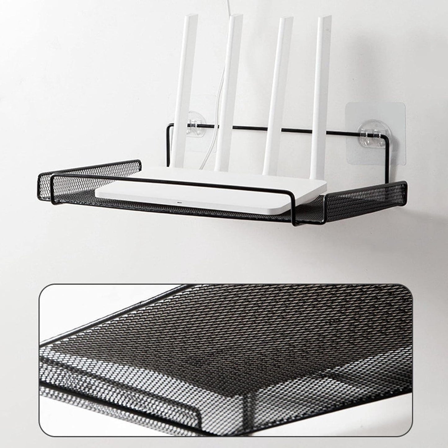 WiFi Router Shelf Wall Mount ,Speaker Shelf for Cable Box TV Box TV Accessories Media Devices Wall Mount Organizer Holder router shelf router shelf stand router shelf box wall mount router shelf wifi