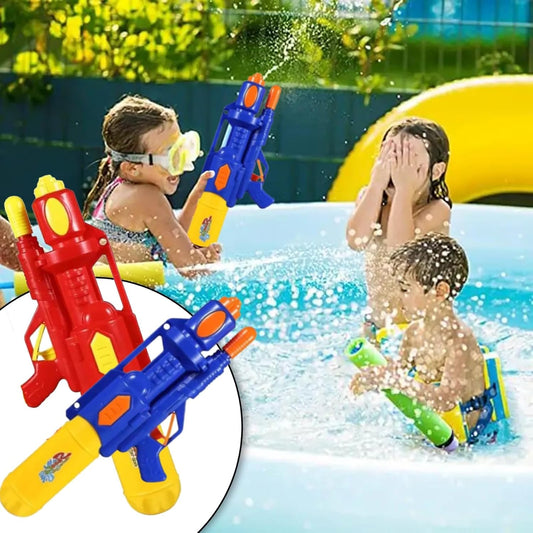 Water Guns for Summer, Long Range Pump Toys, Colourful Plastic, Water Super Gun, Easy to Use, Sturdy and Durable, Lightweight and Portable, Assorted Colour-907