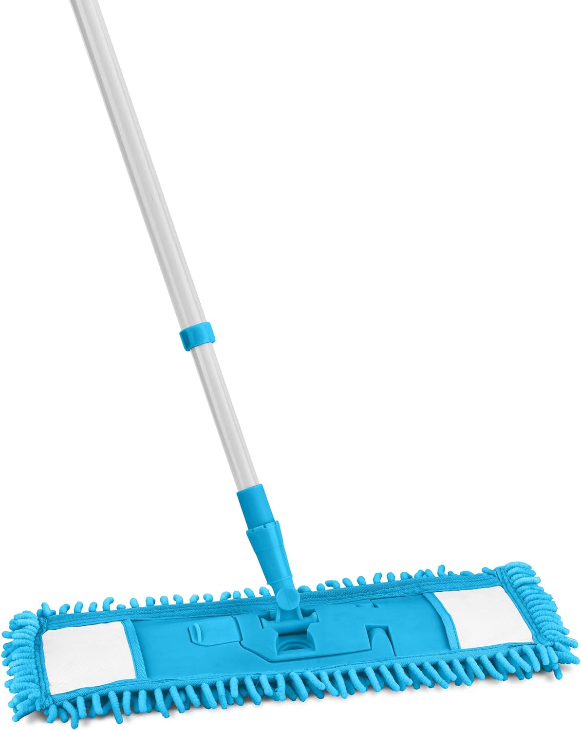 Chenille Flat Floor Mop with Extendable Handle