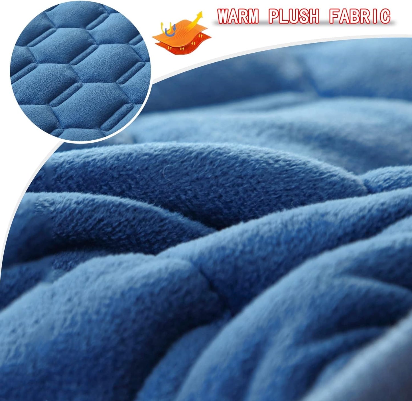 Memory Foam Mattress Topper , Best Thick Double , King Mattress Topper for Back Pain , Hypoallergic Bed Topper for Pressure Relief