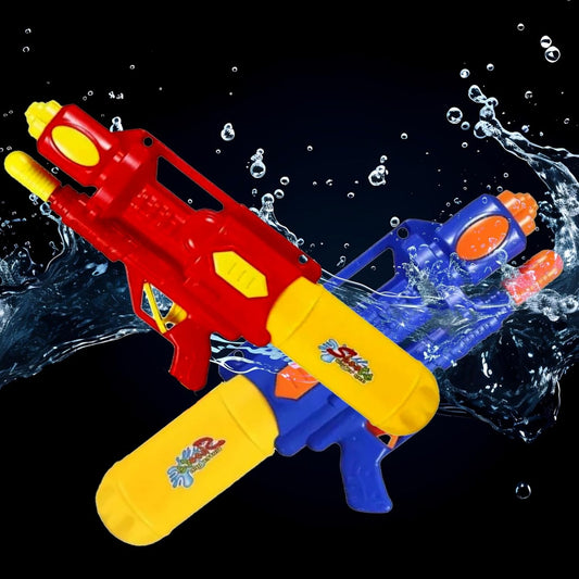 Water Guns for Summer, Long Range Pump Toys, Colourful Plastic, Water Super Gun, Easy to Use, Sturdy and Durable, Lightweight and Portable, Assorted Colour ,water pump gun for kids  -2823-31B+31A
