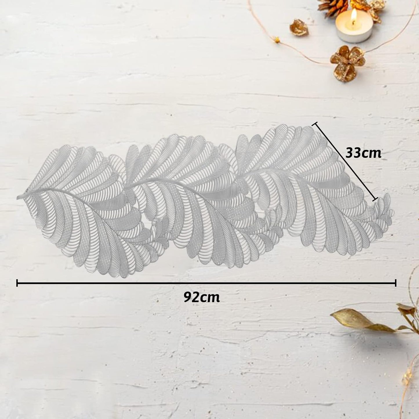 Table Runner, Waterproof PVC Table Mats Placemat