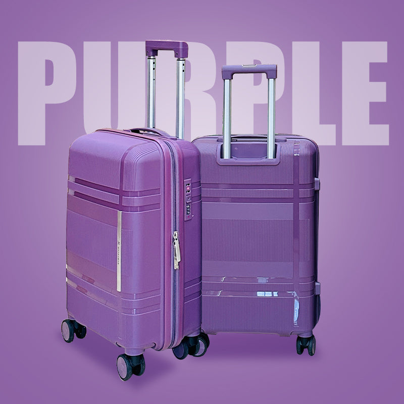 3Pcs Suitcase Set with 4 Spinner Wheels TSA Lock 20" 24" 28" Travel Trolley Case(3 Pcs Set PC+ABS-M6939
