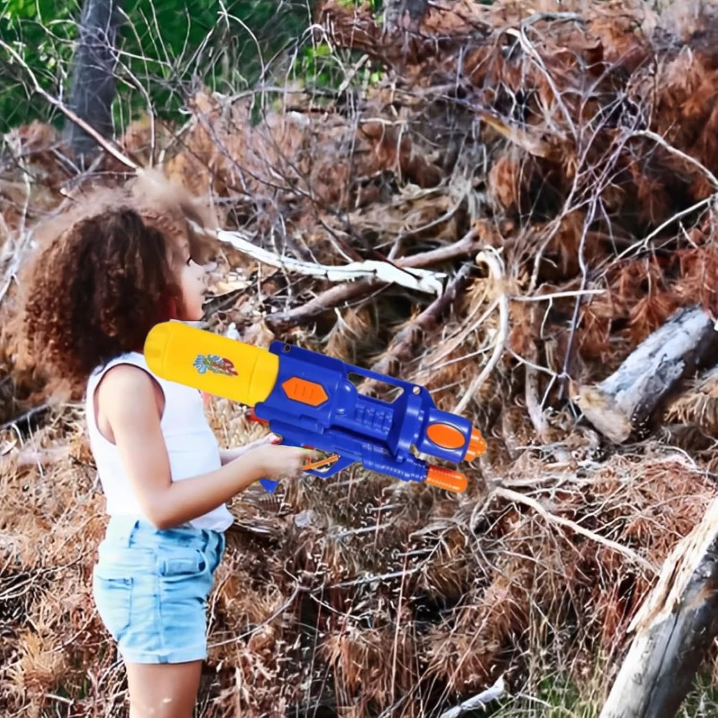 Water Guns for Summer, Long Range Pump Toys, Colourful Plastic, Water Super Gun, Easy to Use, Sturdy and Durable, Lightweight and Portable, Assorted Colour ,water pump gun for kids -2823-31B+31A