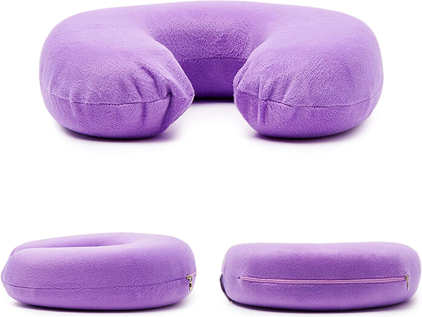 Neck pillow ,Memory Foam U Shape Travel Neck Pillow Soft Velour Cover for Head Support, Stress Relief,Airplane, Car, Home