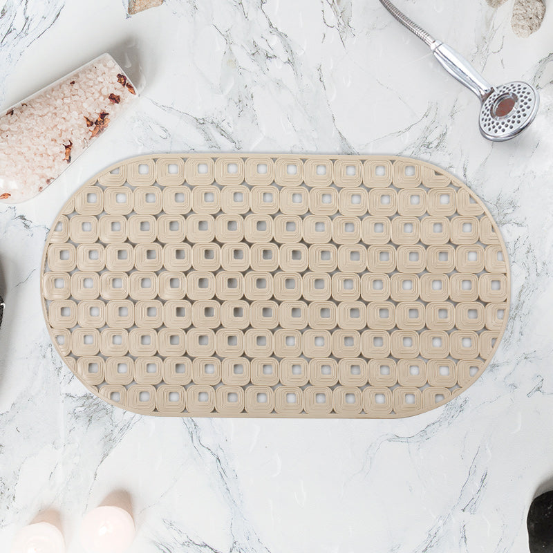 Non-Slip Shower Mat, Oval Shower Mats Non Slip Anti Mould