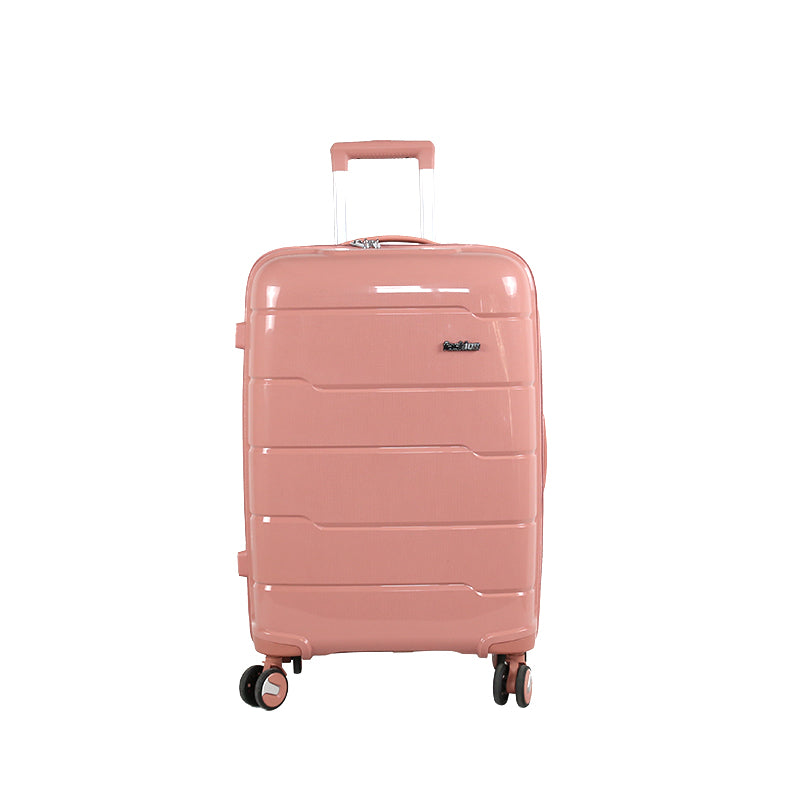 Suitcase Set with 8 Spinner Wheels TSA Lock 20" 24" 28" Travel Trolley Case PC+ABS-M6910