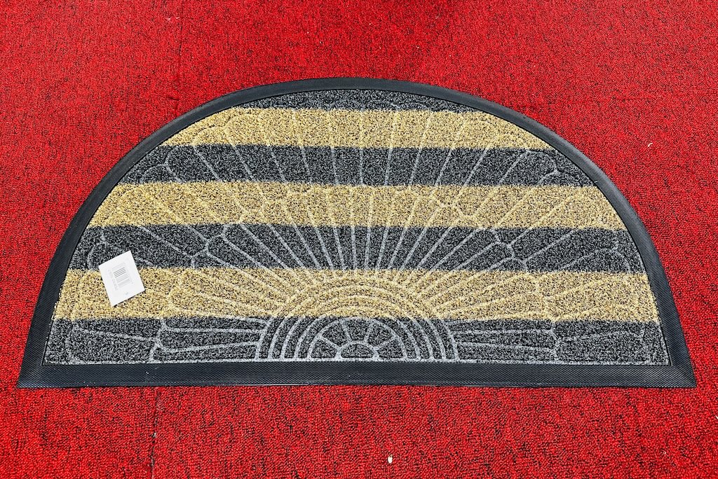 Half Round Door Mats Indoor Outdoor, Heavy Duty Non Slip Doormats