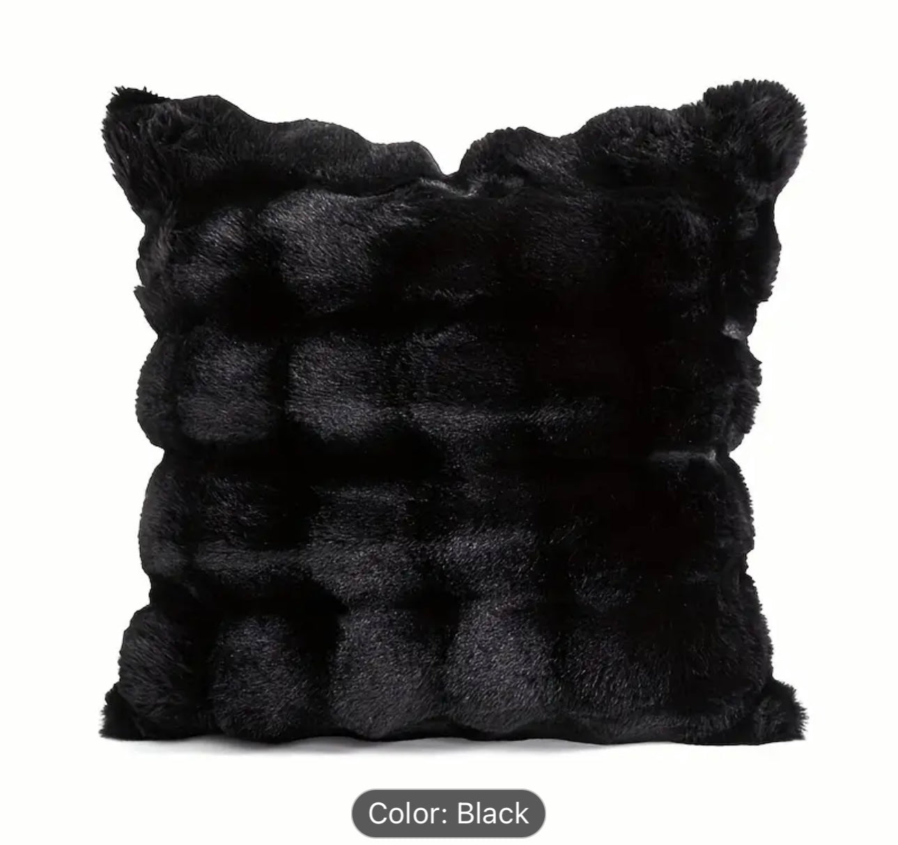 Cushion cover, Decorative Pillow Case Practical Faux Rabbit