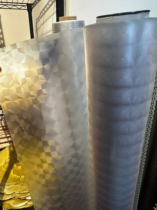 PVC Table Protector Table Cover/Protector printed frosted Made to Measure (Available in )