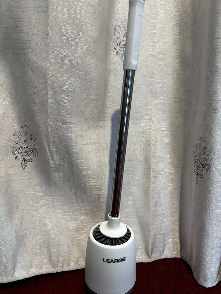 Toilet Brushes and Holder Set ,Wall Mounted Toilet Brush Grey, Silicone Toilet Bristle Brush with Holder for Bathroom Cleaning ,