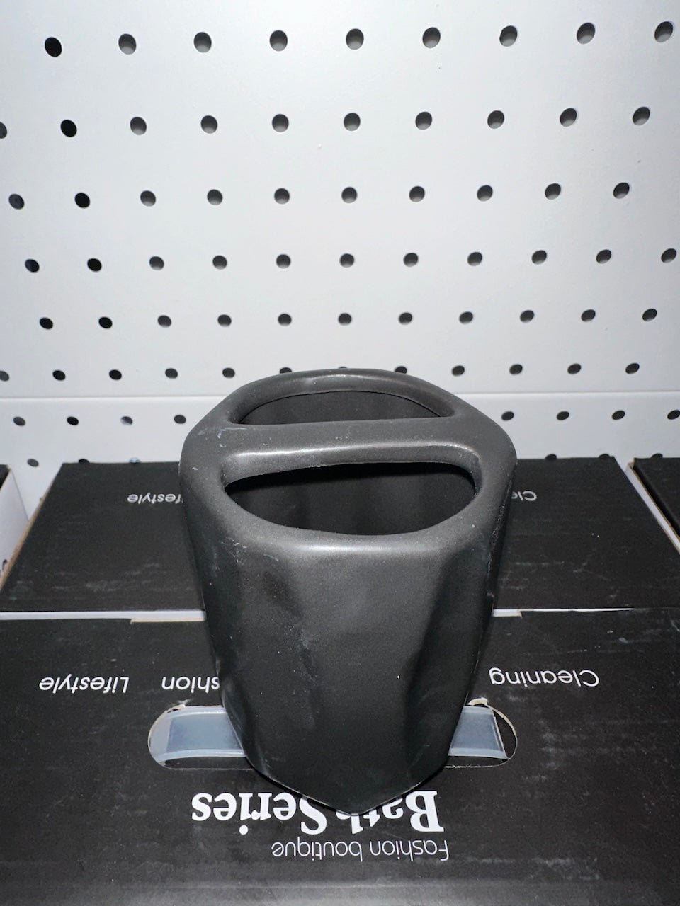 4-Piece Black Waves Effect Ceramic Bathroom Accessory, Includes Liquid Soap or Lotion Dispenser, Toothbrush Holder, Tumbler, Soap Dish