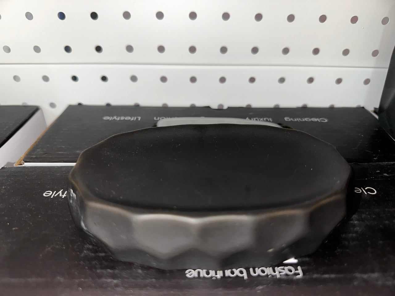 4-Piece Black Waves Effect Ceramic Bathroom Accessory, Includes Liquid Soap or Lotion Dispenser, Toothbrush Holder, Tumbler, Soap Dish