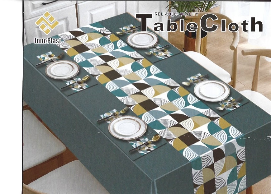PVC Table Cloth Wipe Clean Tablecloth