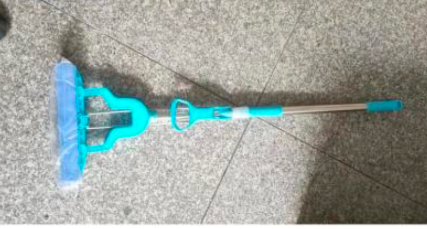 Sponge Mop with Telescopic Handle, Inbuilt Wringer and Highly-Absorbent PVA Sponge - Floor Cleaning Mop for Kitchen, Bathroom and Around the Home