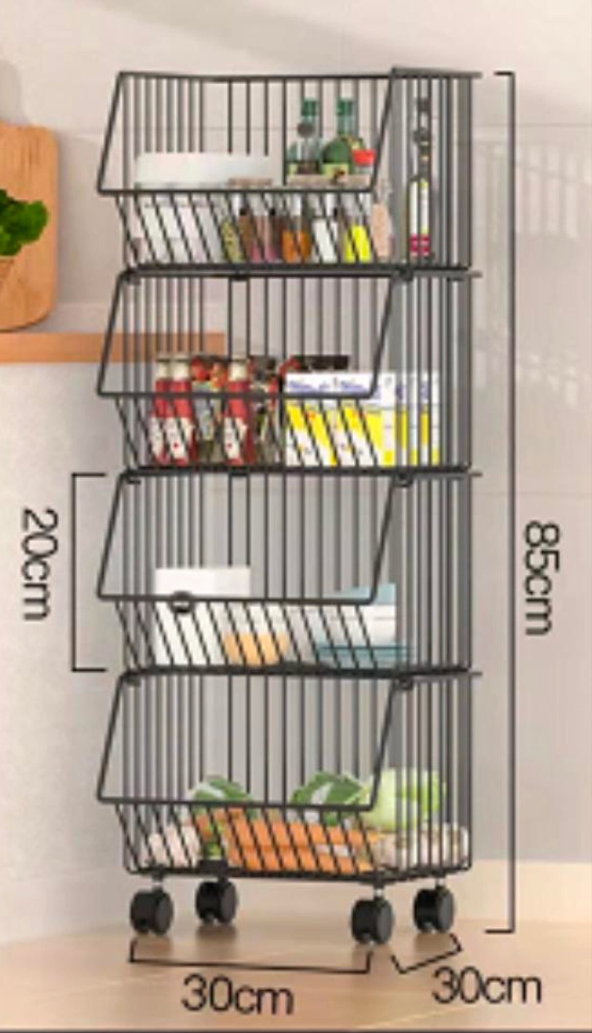 Kitchen Rack Small five-layer and four layer basket