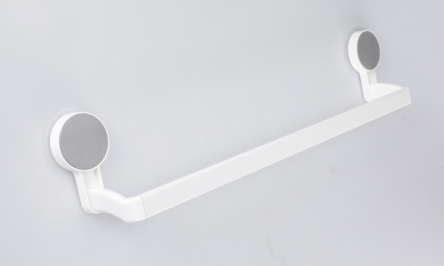 Wall Mounted Towel Rack Single Bar Washcloth Holder Household Hotel Kitchen Shower Towels Punch Free Suction Cup Shelf,Traceless sticker single pole towel rack.