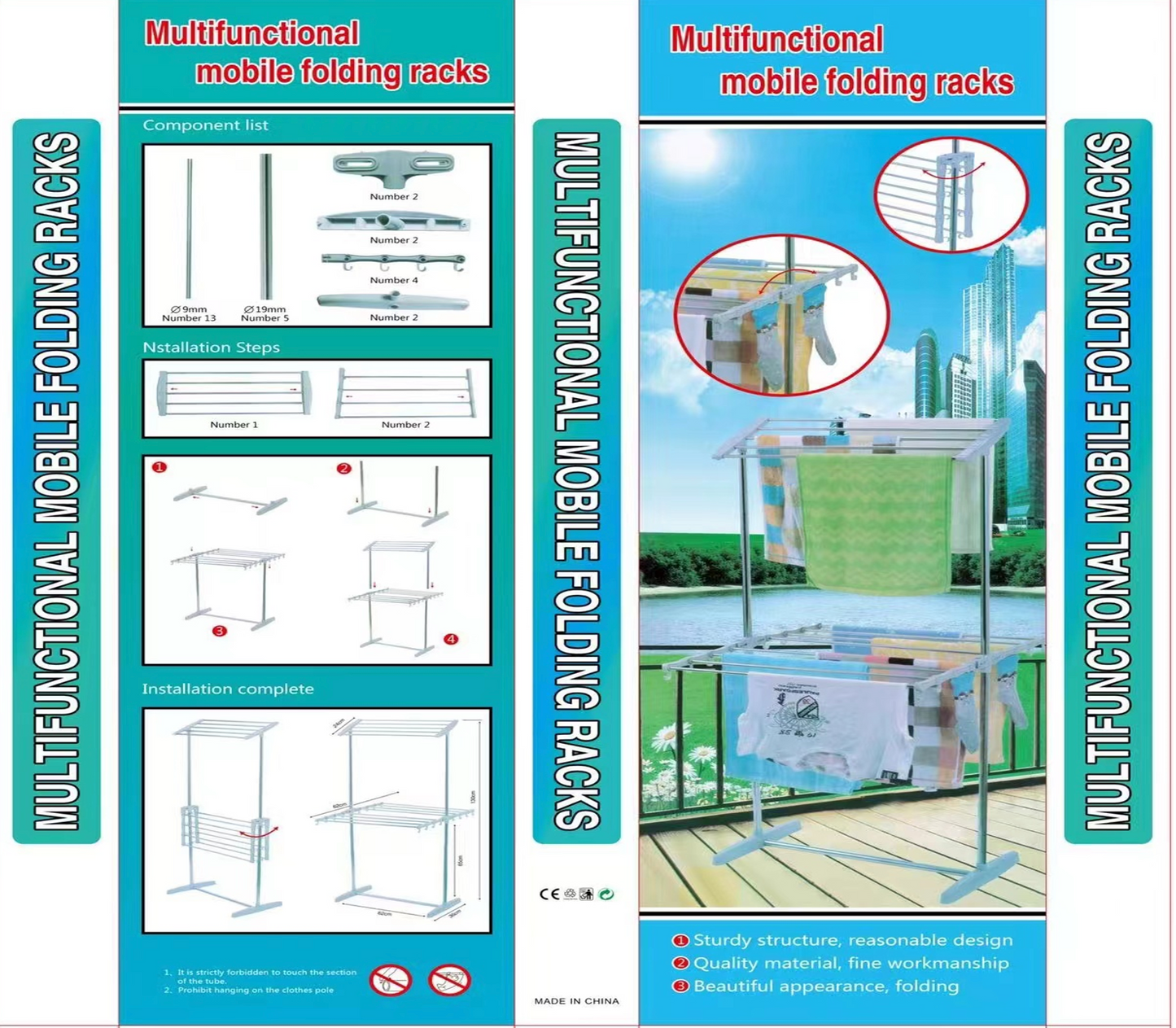 Airer 2 tier foldable