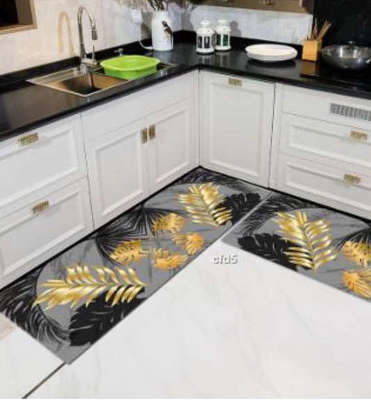 Kitchen Mat Sets Non Slip Washable Kitchen Rug Set 2 Piece