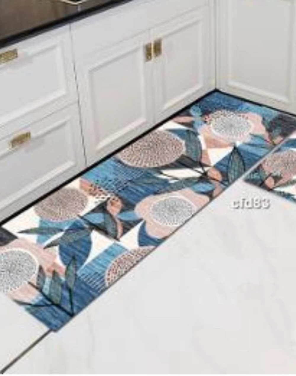 Kitchen Mat Sets Non Slip Washable Kitchen Rug Set 2 Piece