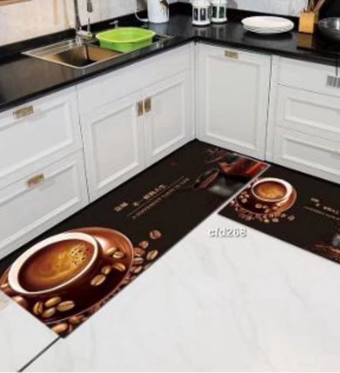Kitchen Mat Sets Non Slip Washable Kitchen Rug Set 2 Piece