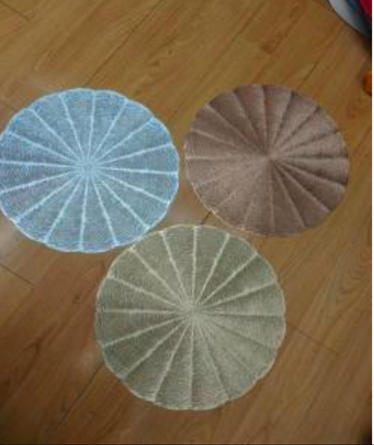 6 pcs Round Placemats ,Dinner mat, round table mats