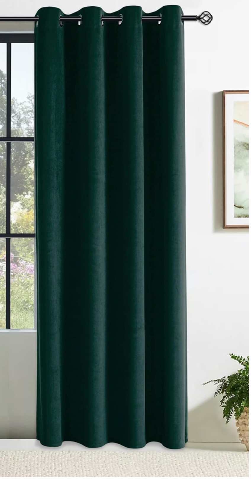 Curtains 80% Blackout plain colours 1 panels per package 314-4