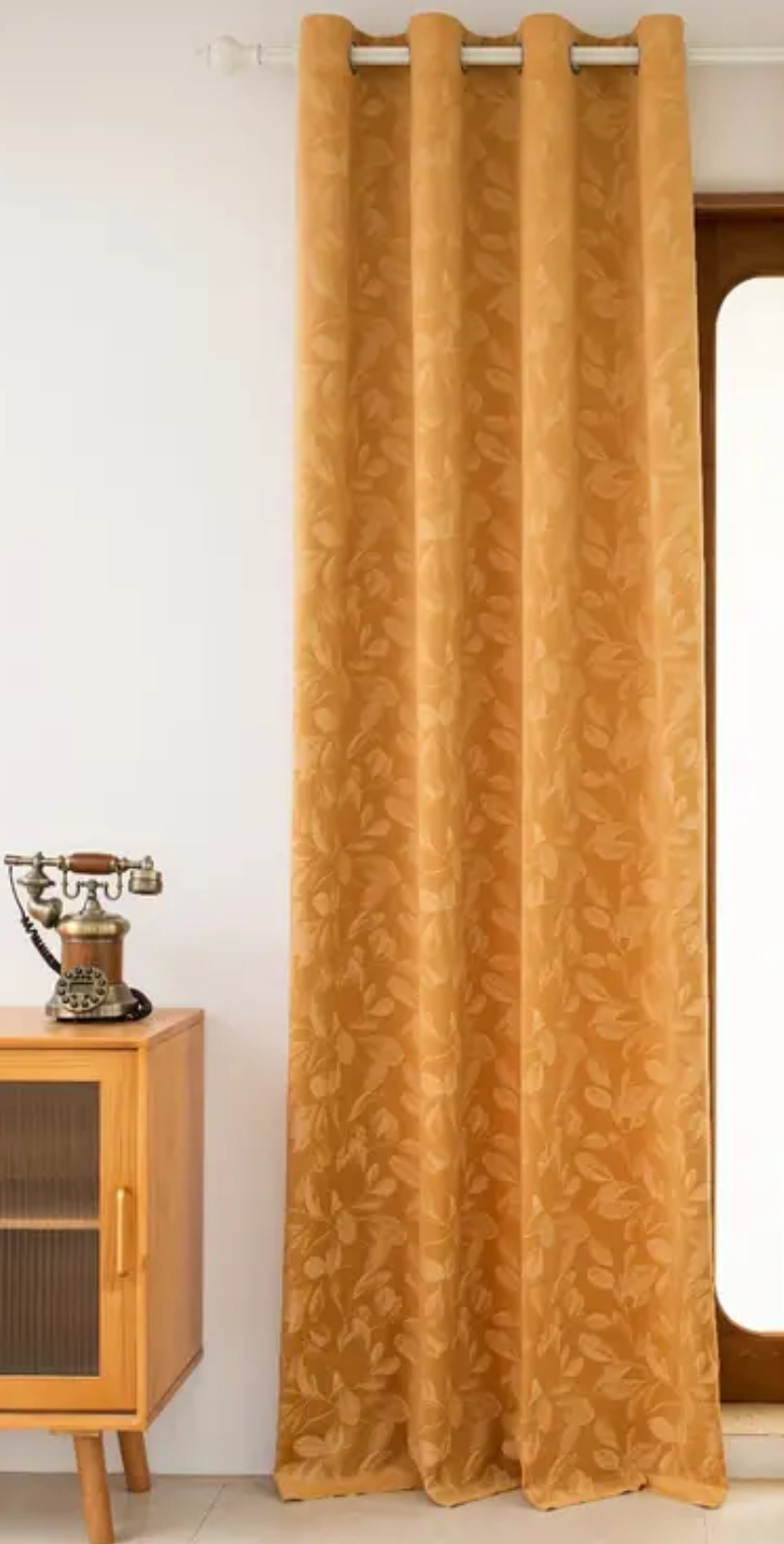 Curtains 60%Blackout SOFT with patterns 1 panels per package 314-3