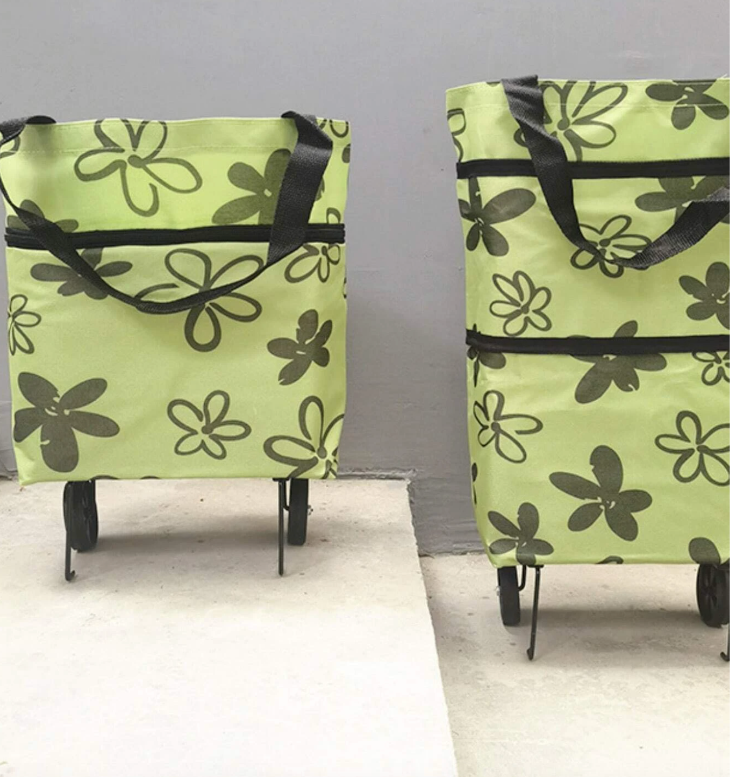 Shopping Trolley on Wheels ,2 Wheel Folding Shopping Mobility Trolley Bag