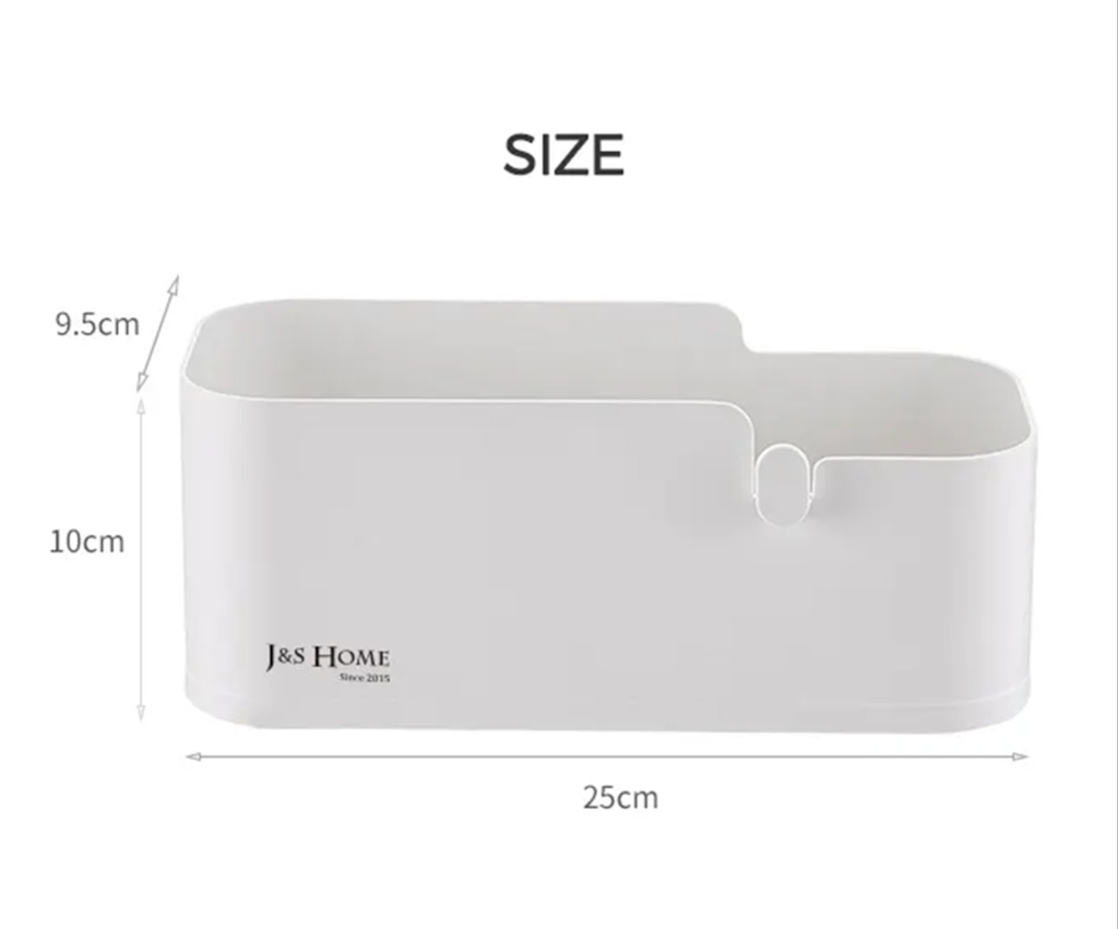 WALL-MOUNTED TRACELESS STICKER STORAGE RACK , Organizer and Storage, Kitchen Bathroom