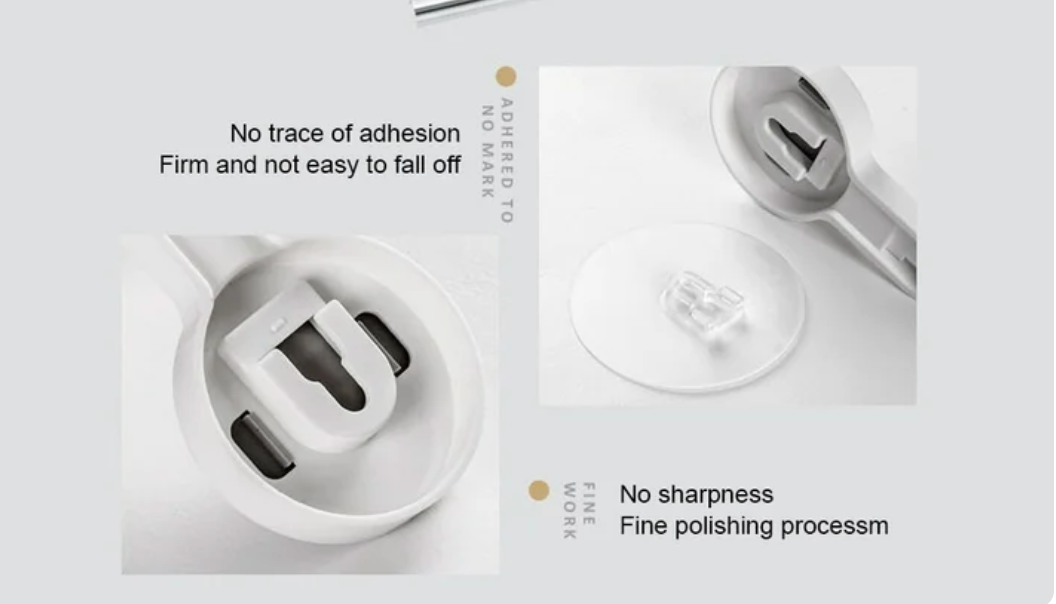 Wall Mounted Towel Rack Single Bar Washcloth Holder Household Hotel Kitchen Shower Towels Punch Free Suction Cup Shelf,Traceless sticker single pole towel rack.